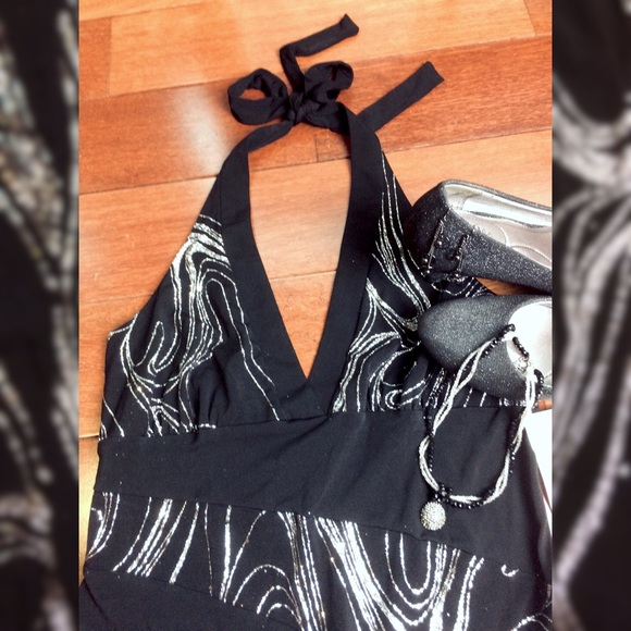 SPARKLY Black Cocktail/Party Dress by La Belle - Picture 2 of 8